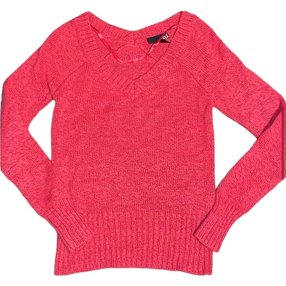 FOX RIDERS: Women’s Logo V Neckline Sweater - Size XS - Picture 4 of 10